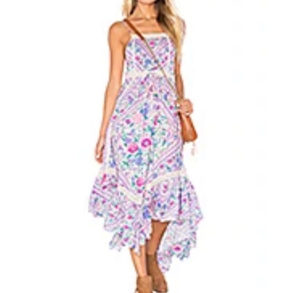 Spell & the Gypsy Babushka Lavender Midi Dress XS